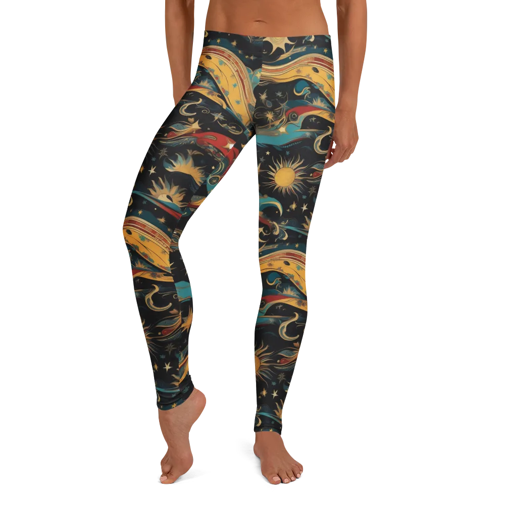 Sunlit Voyager on Leggings — Front
