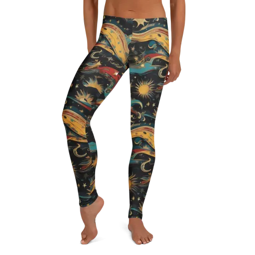 Sunlit Voyager on a Leggings