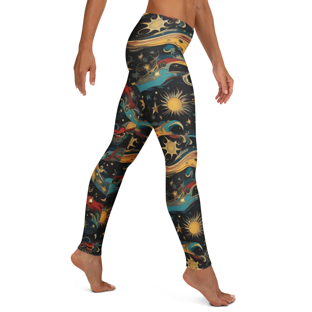 Sunlit Voyager on Leggings — Right