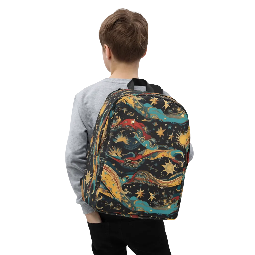 Sunlit Voyager on Minimalist Backpack — Zoomed-in
