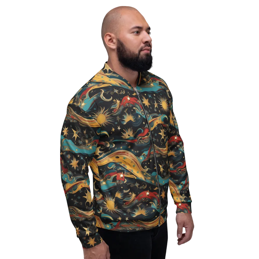 Sunlit Voyager on Bomber Jacket — Right