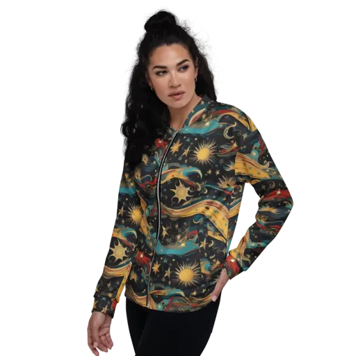 Sunlit Voyager on a Bomber Jacket