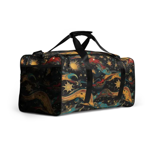 Sunlit Voyager on a Duffle Bag