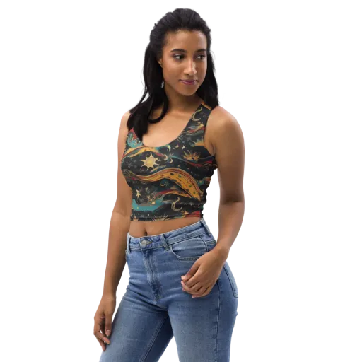 Sunlit Voyager on a Crop Top