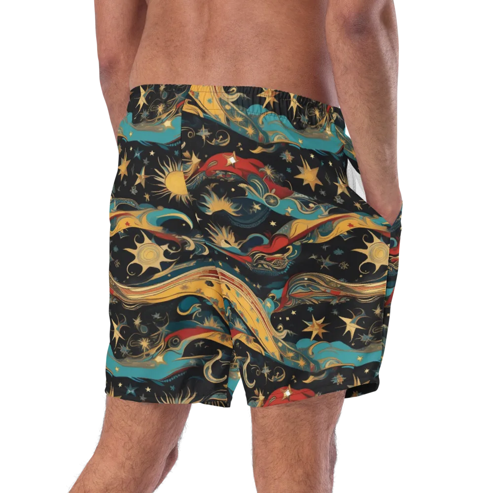 Sunlit Voyager on Swim Trunks — Right Back
