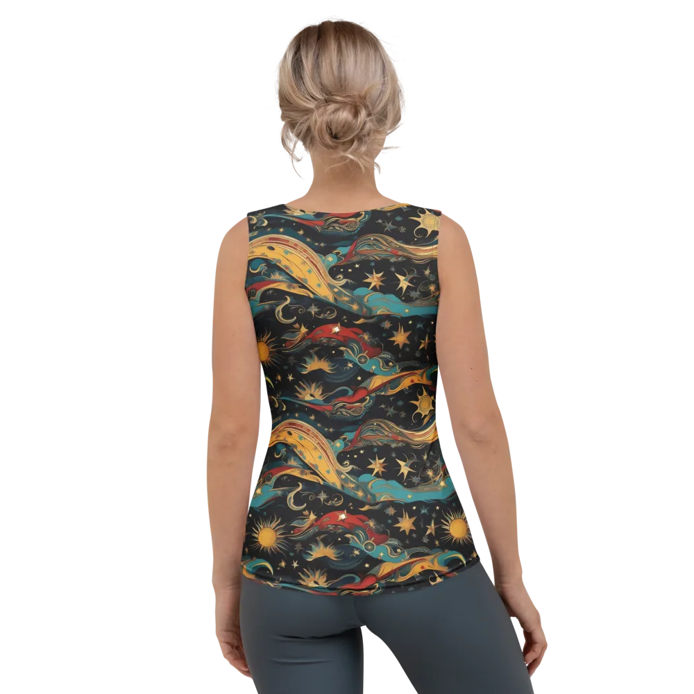 Sunlit Voyager on Women's Tank Top — Back
