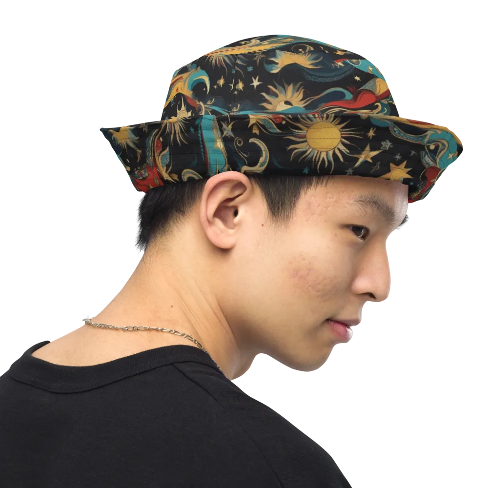 Sunlit Voyager on Reversible Bucket Hat — Right Outside