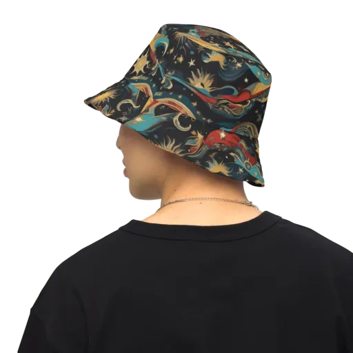 Sunlit Voyager on a Reversible Bucket Hat