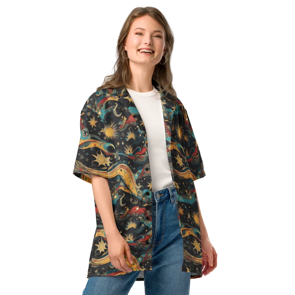 Sunlit Voyager on Button Shirt — Front