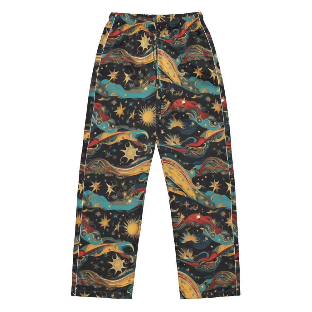 Sunlit Voyager on Women's Pajama Pants — Front