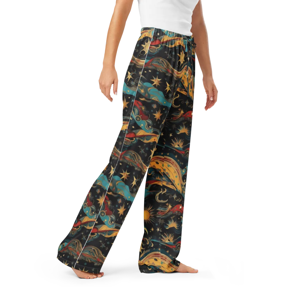 Sunlit Voyager on Women's Pajama Pants — Right Front
