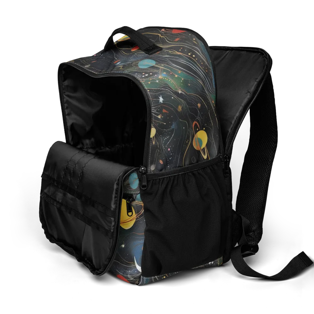 Planetary Silk on Utility Backpack — Product details 2
