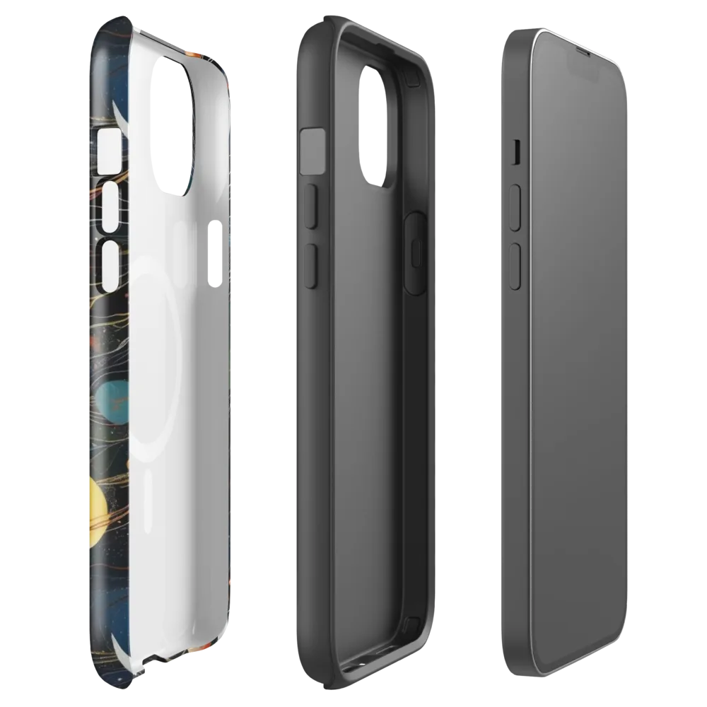Planetary Silk on MagSafe Tough Case for iPhone® — Front