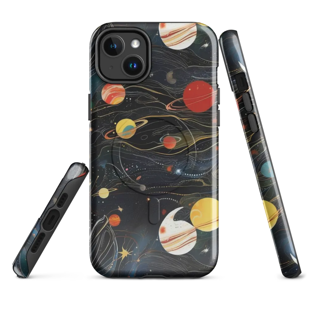 Planetary Silk on MagSafe Tough Case for iPhone® — Front