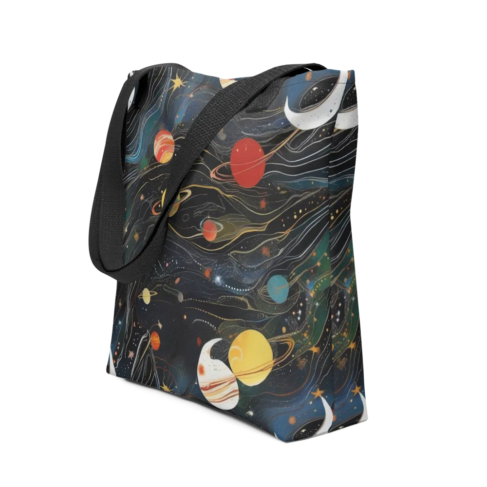 Planetary Silk on Tote Bag — Front