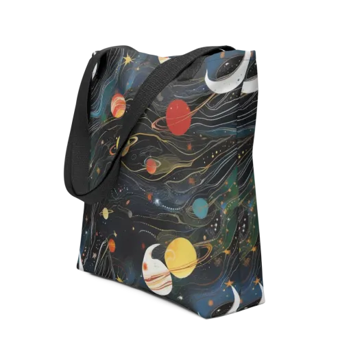 Planetary Silk on a Tote Bag