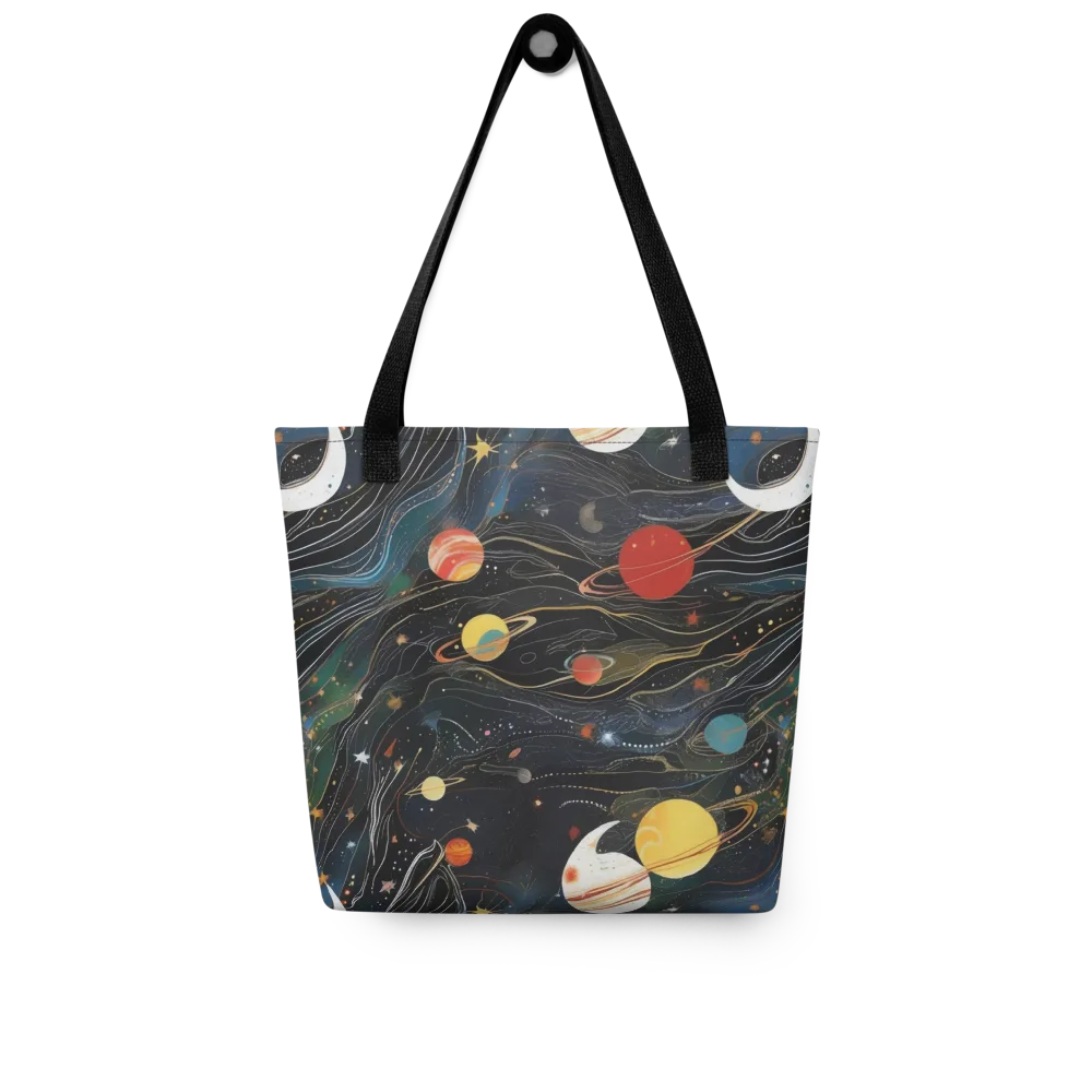 Planetary Silk on Tote Bag — Front