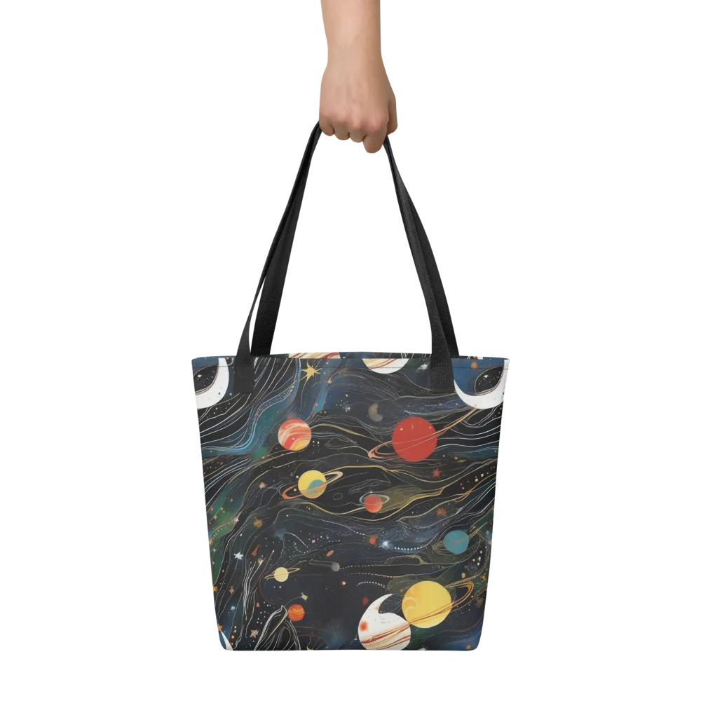 Planetary Silk on Tote Bag — Front