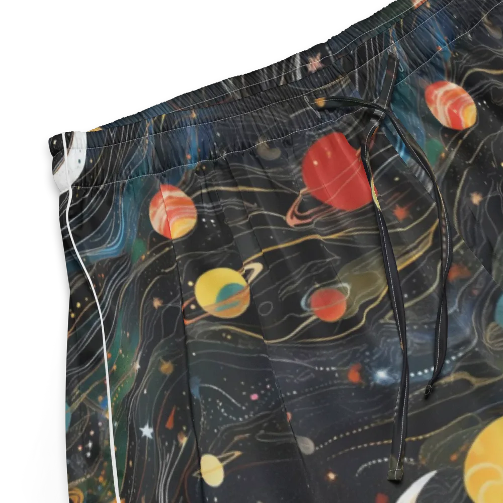 Planetary Silk on Women's Pajama Shorts — Product details