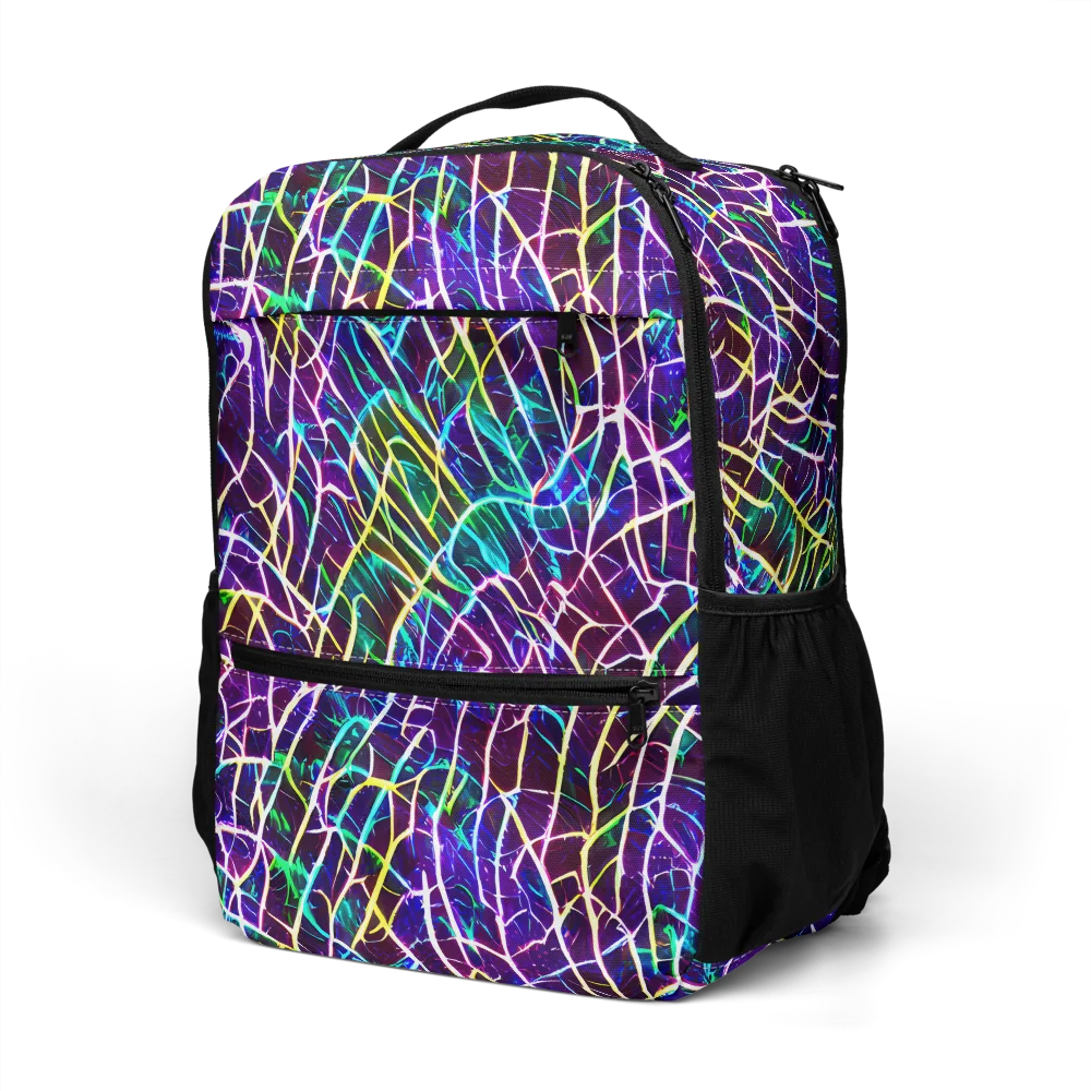 Cosmic Wiring on Utility Backpack — Left Front