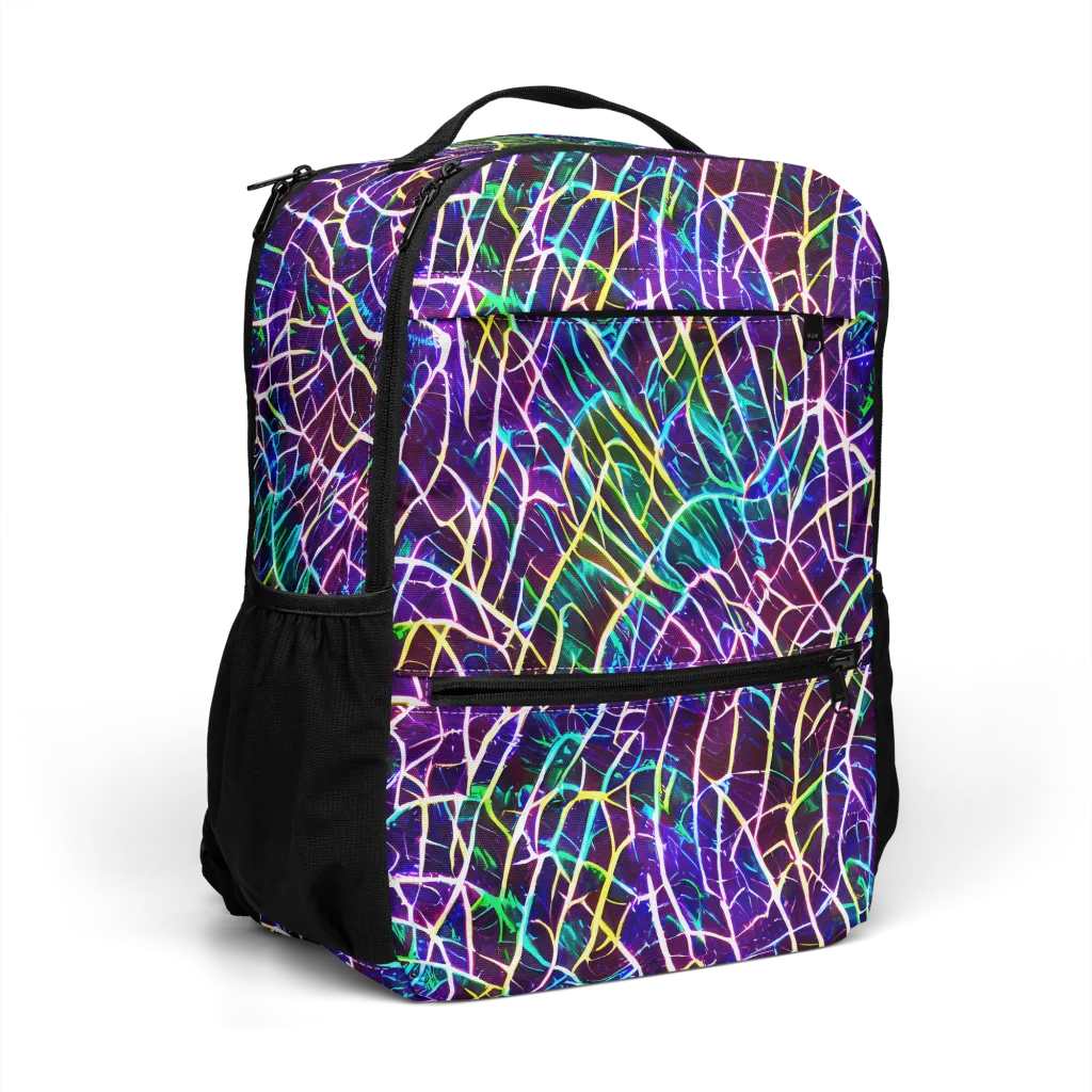 Cosmic Wiring on Utility Backpack — Right Front
