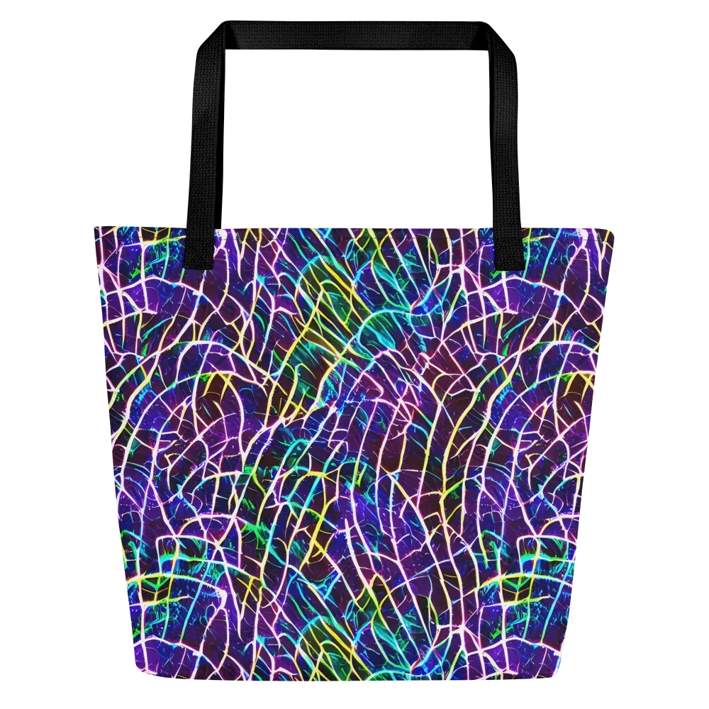 Cosmic Wiring on Large Tote Bag W/ Pocket — Front