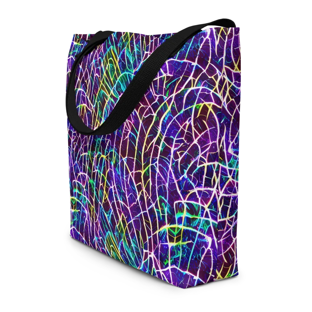 Cosmic Wiring on Large Tote Bag W/ Pocket — Front
