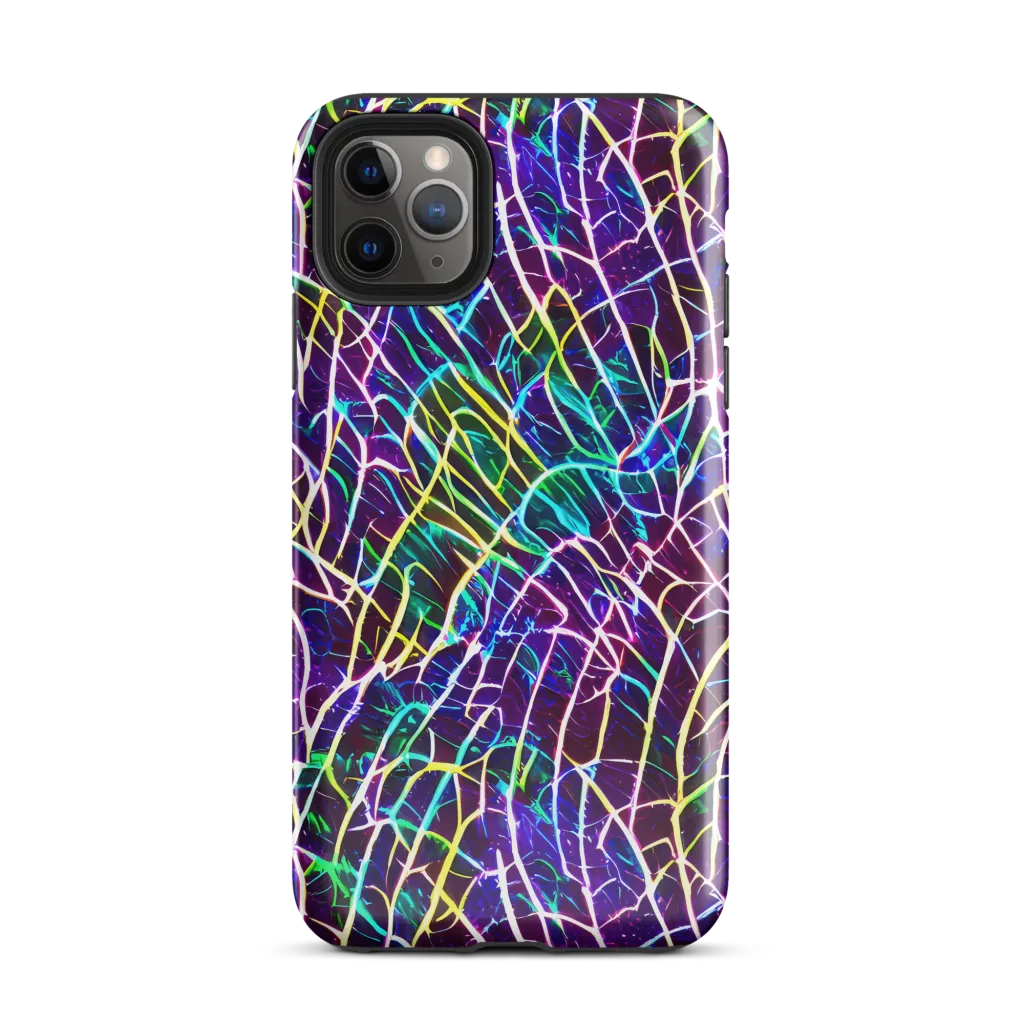 Cosmic Wiring on Tough Case for iPhone® — Front