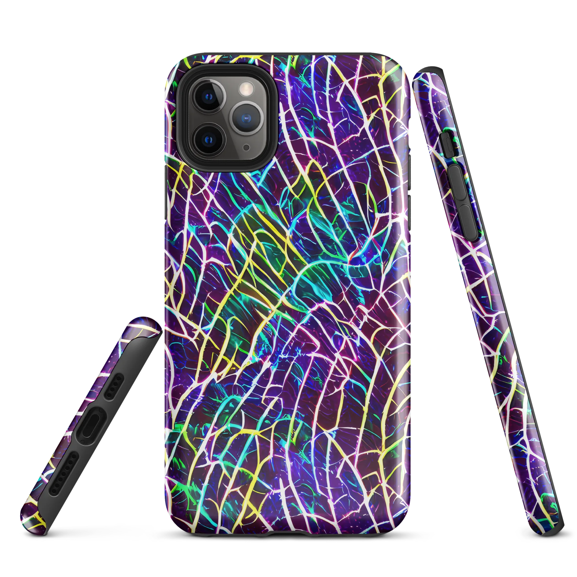 Cosmic Wiring on Tough Case for iPhone® — Front