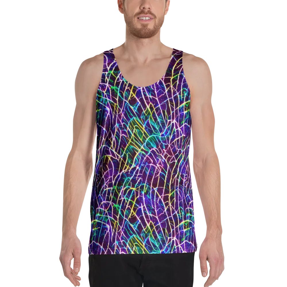 Cosmic Wiring on Men's Tank Top — Front