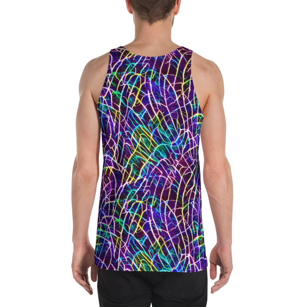 Cosmic Wiring on Men's Tank Top — Back