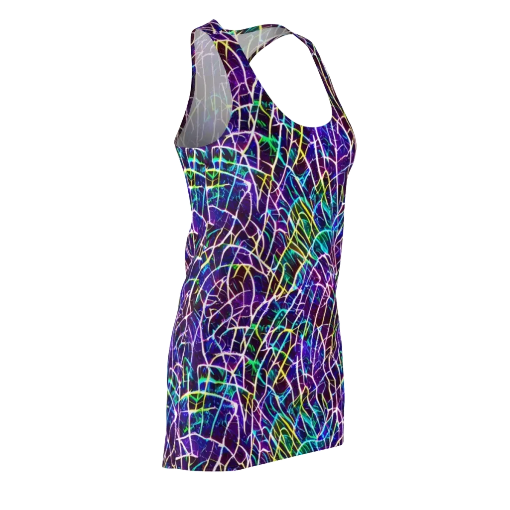 Cosmic Wiring on Racerback Dress — Front Side
