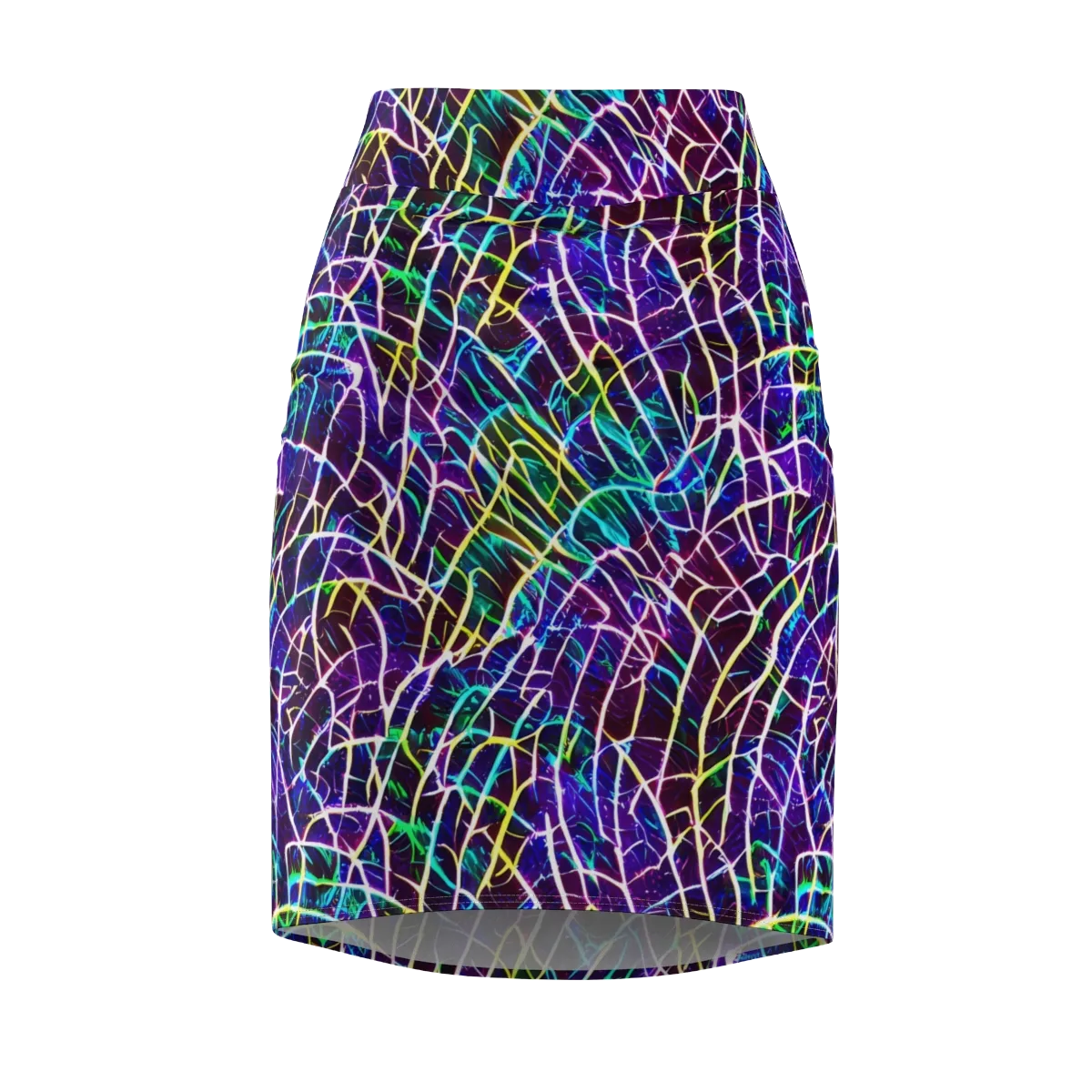 Cosmic Wiring on Pencil Skirt — Front