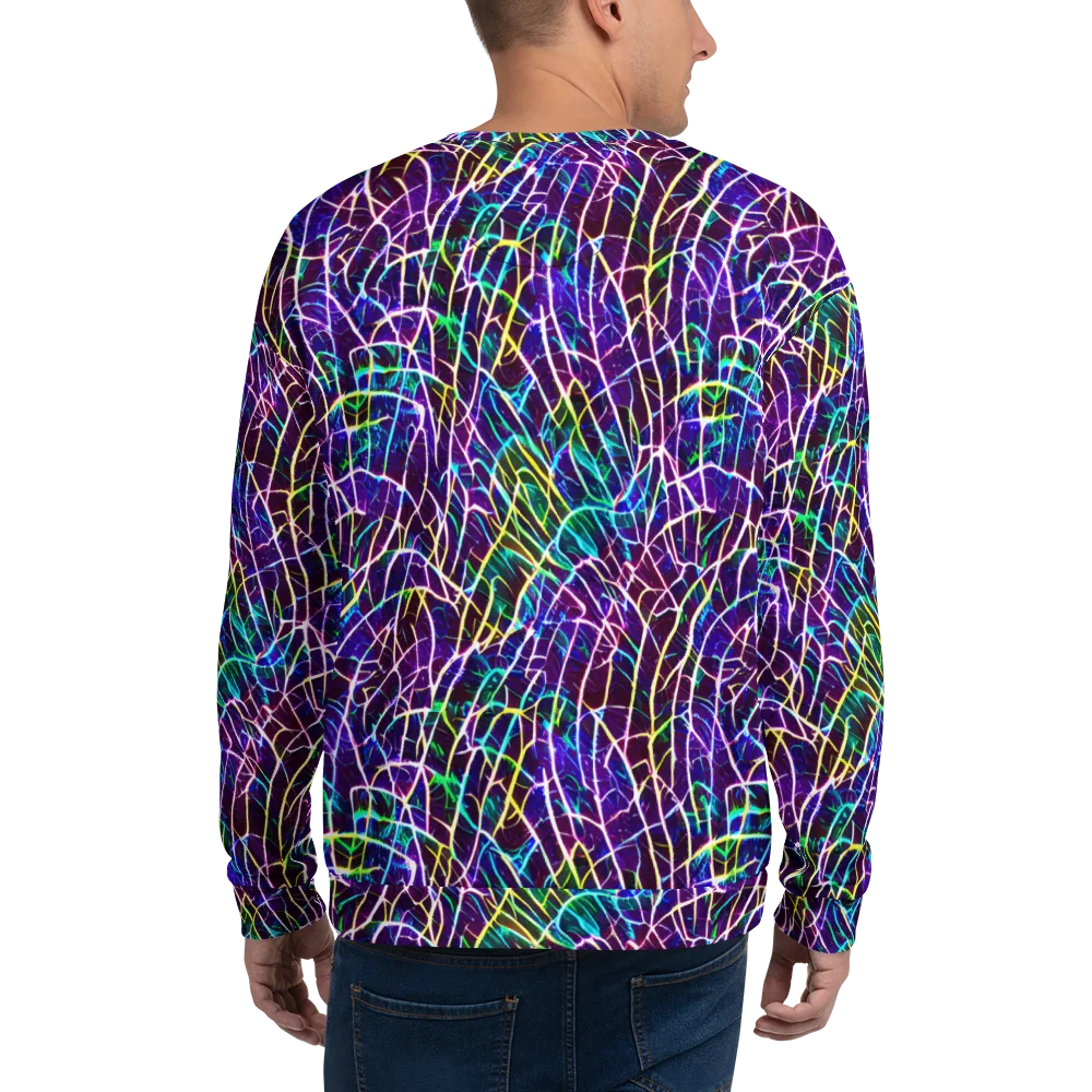Cosmic Wiring on Sweatshirt — Back