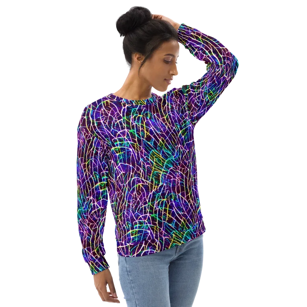 Cosmic Wiring on Sweatshirt — Right Front