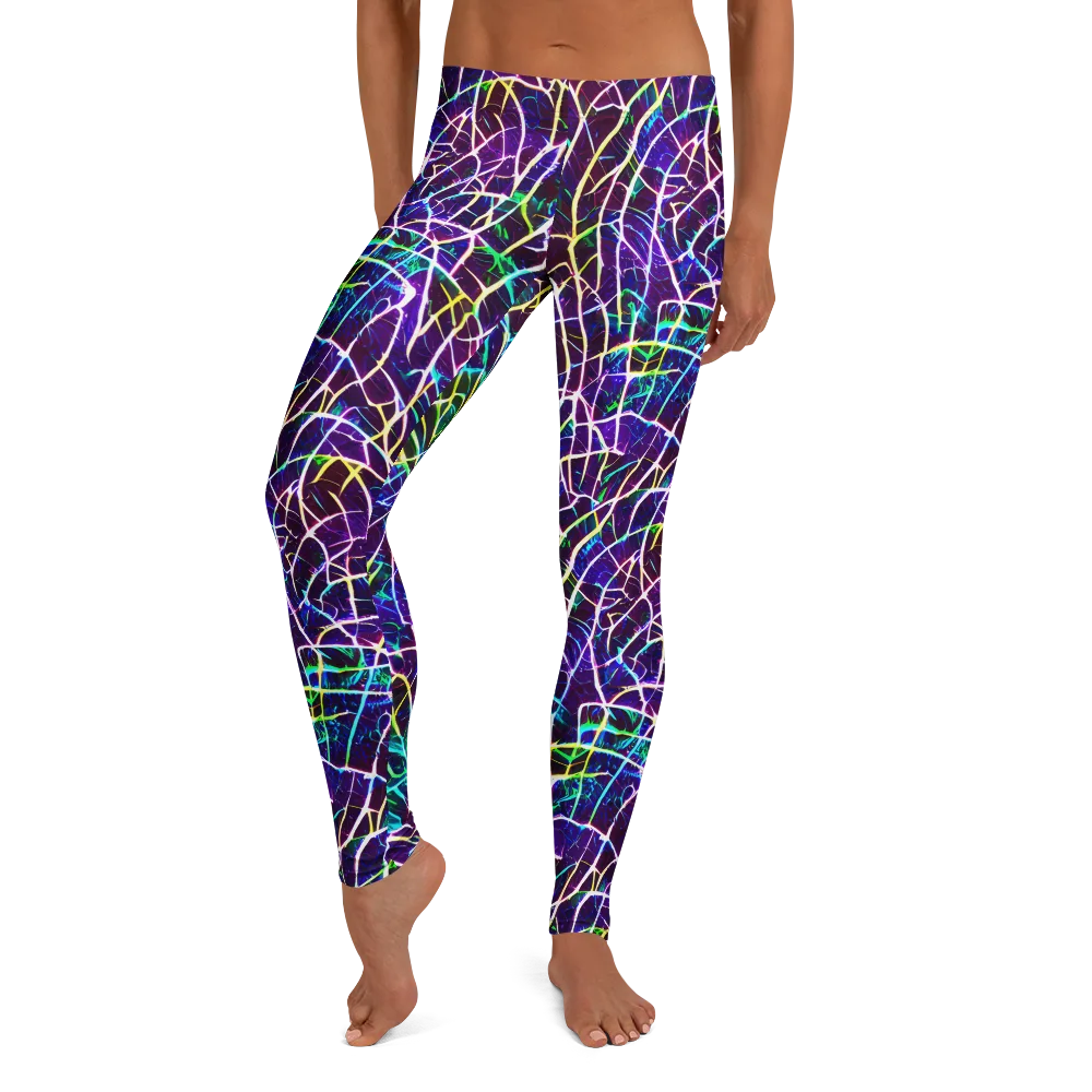 Cosmic Wiring on Leggings — Front