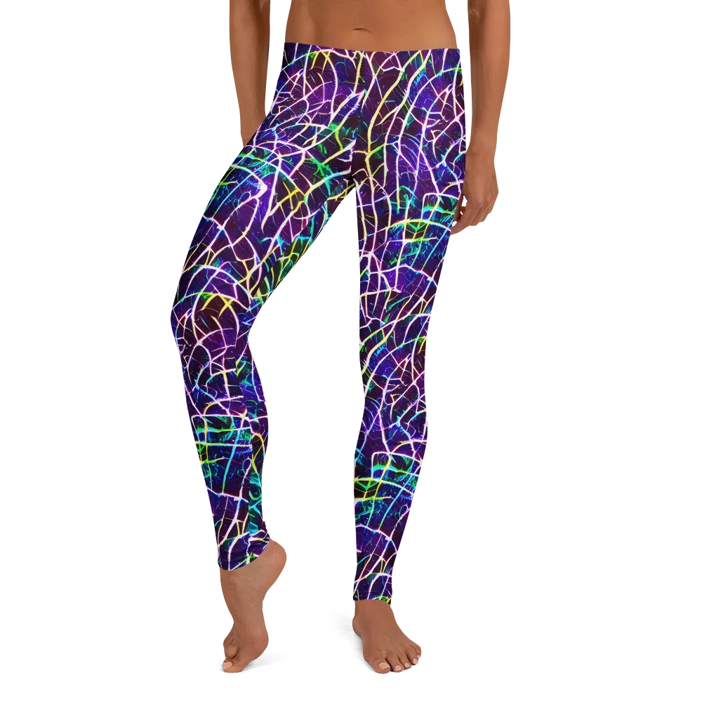 Cosmic Wiring on Leggings — Front