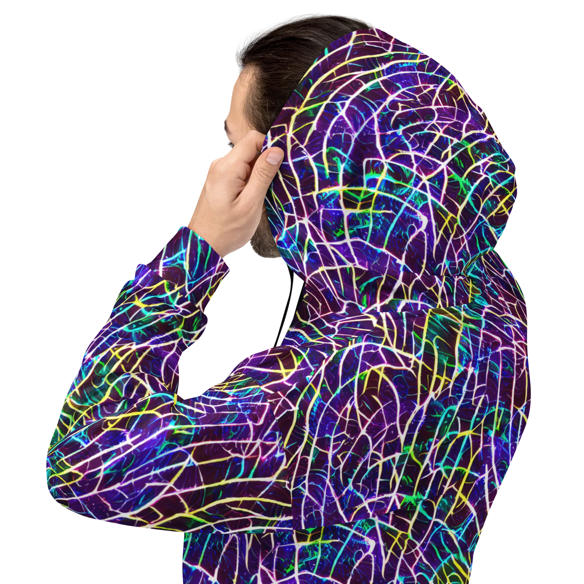 Cosmic Wiring on Hoodie — Back