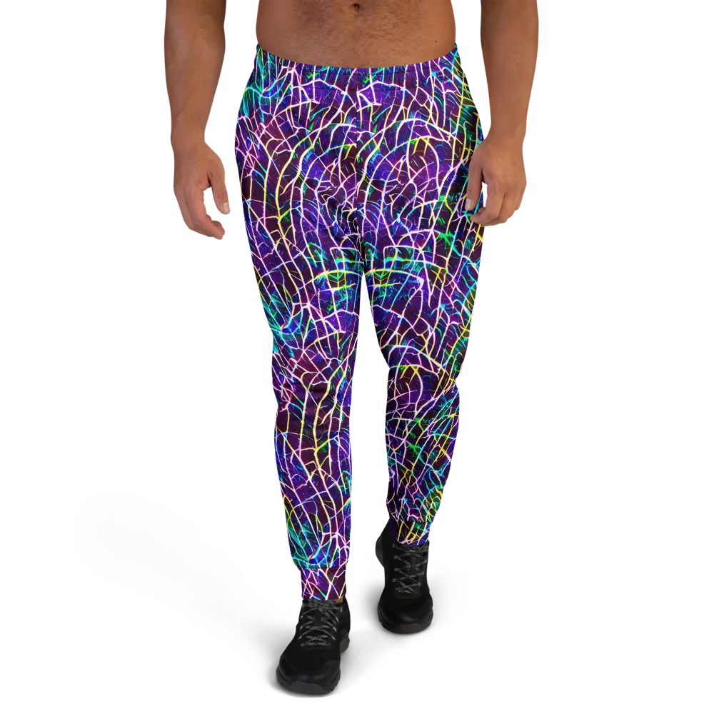Cosmic Wiring on Men's Joggers — Front