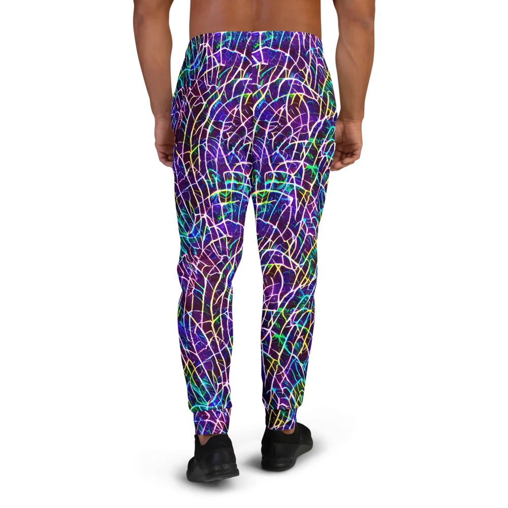 Cosmic Wiring on Men's Joggers — Back