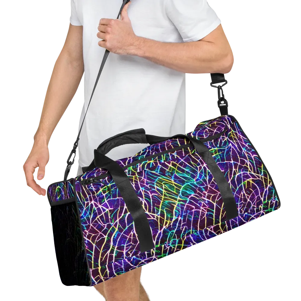 Cosmic Wiring on Duffle Bag — Right Front