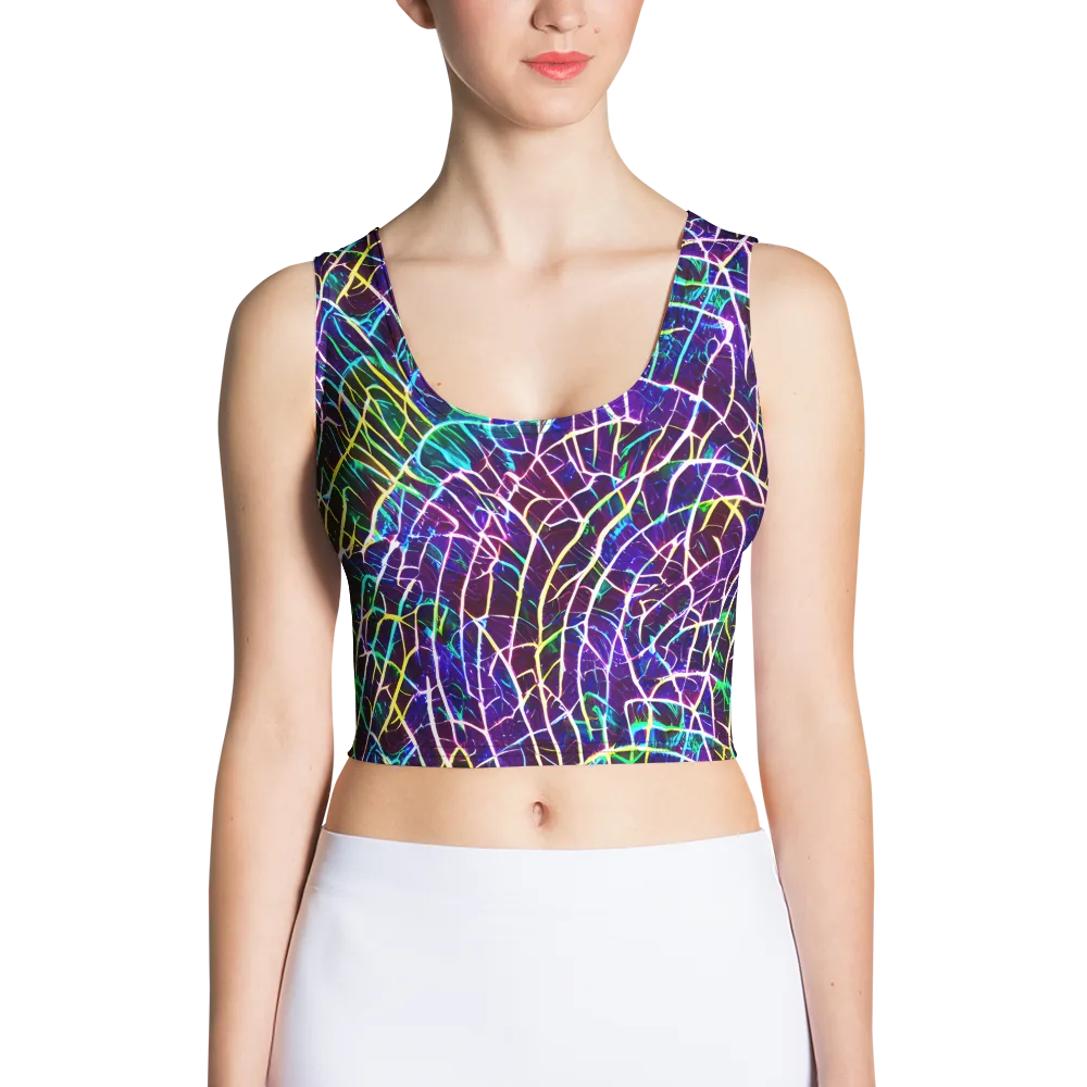 Cosmic Wiring on Crop Top — Front