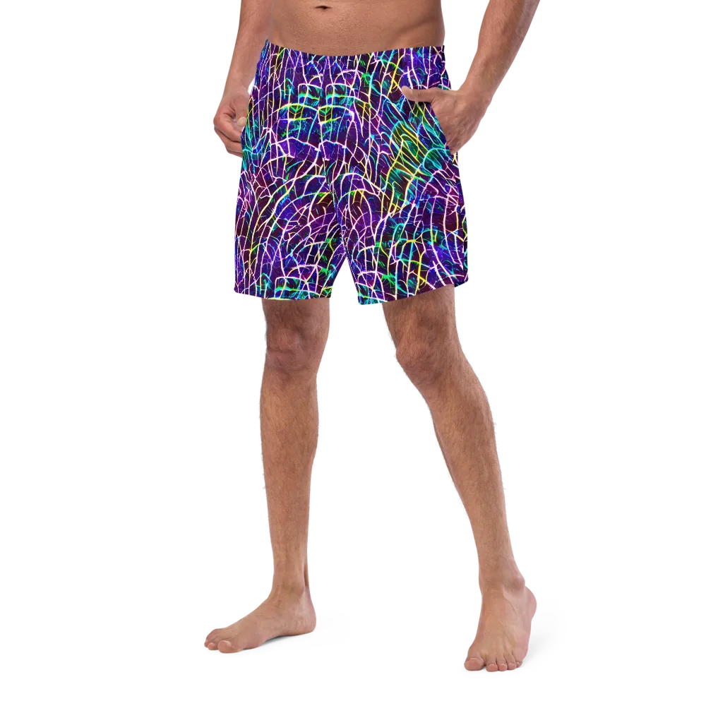 Cosmic Wiring on Swim Trunks — Left Front