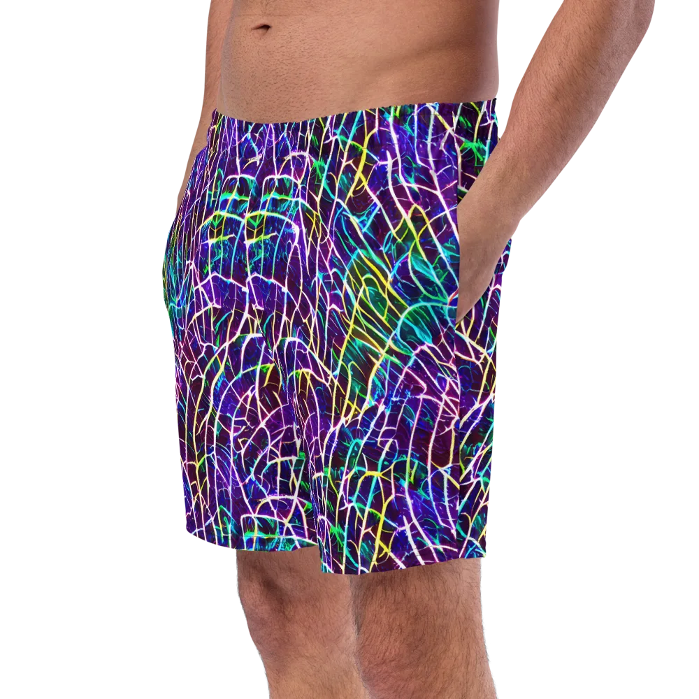 Cosmic Wiring on Swim Trunks — Left Front
