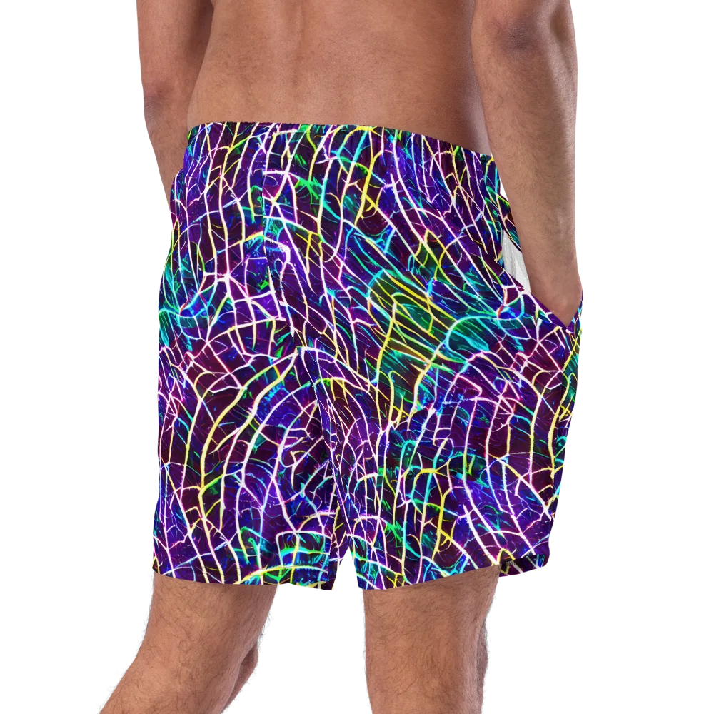 Cosmic Wiring on Swim Trunks — Right Back