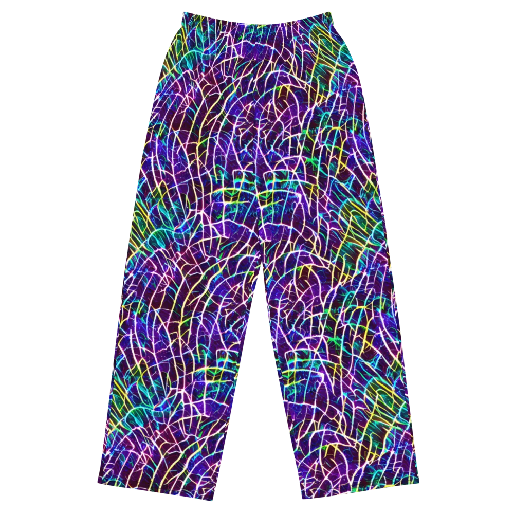 Cosmic Wiring on Wide-Leg Pants — Front