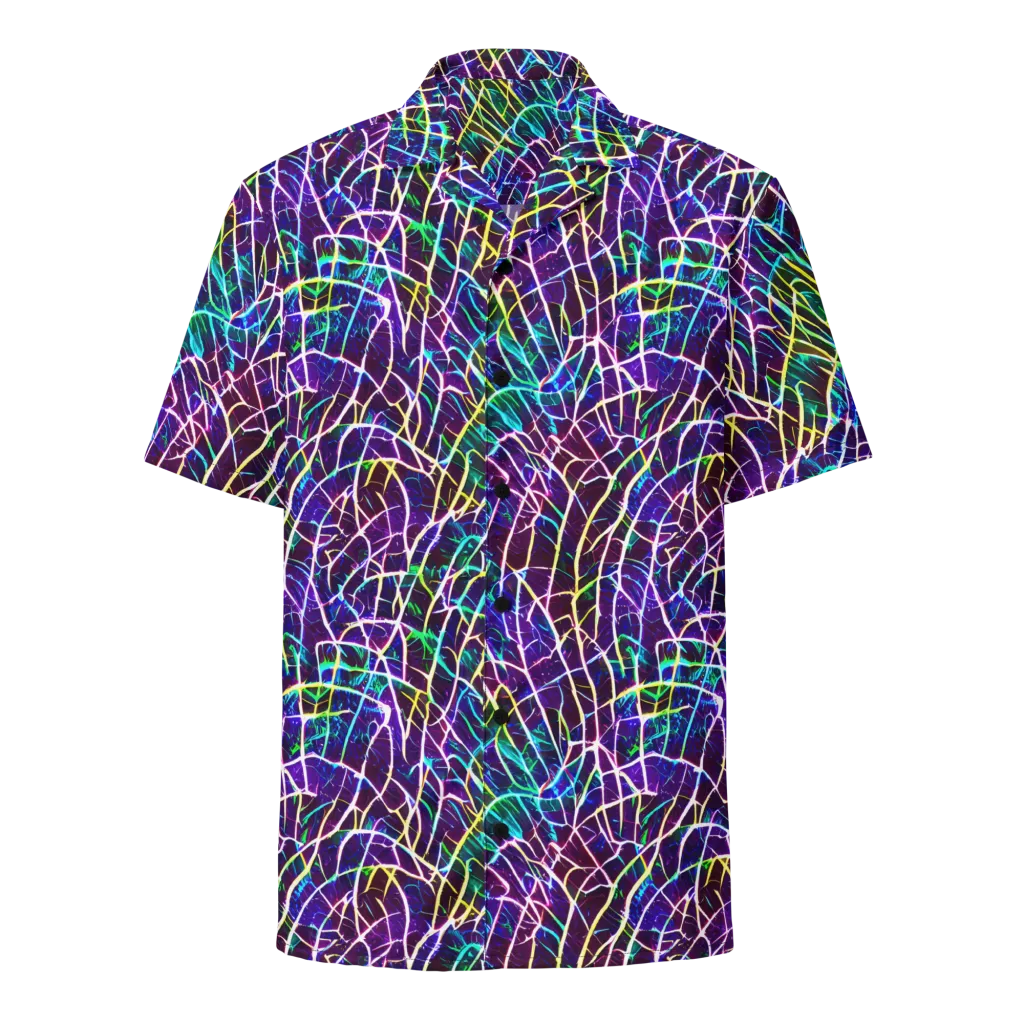 Cosmic Wiring on Button Shirt — Front