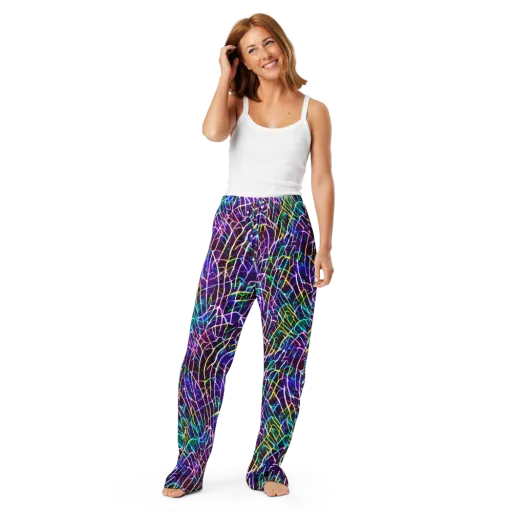 Cosmic Wiring on a Women's Pajama Pants