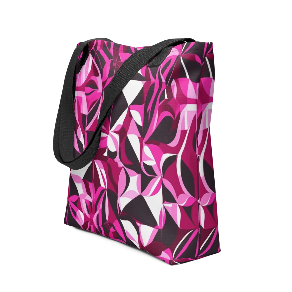 Fuchsia Kaleidoscope on Tote Bag — Front