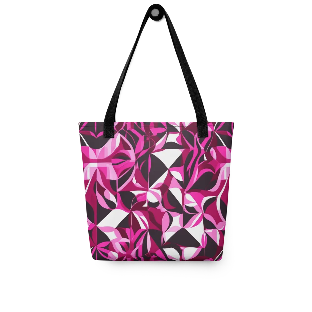 Fuchsia Kaleidoscope on Tote Bag — Front